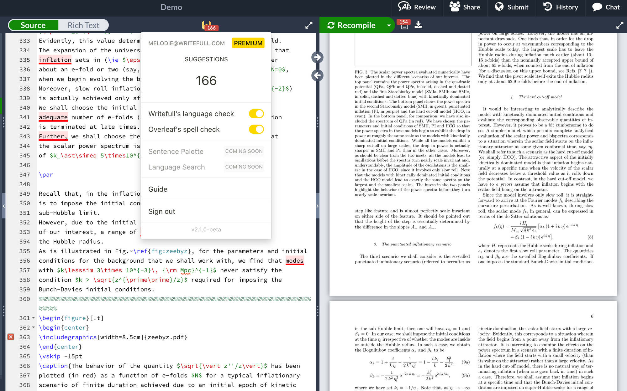 writefull overleaf